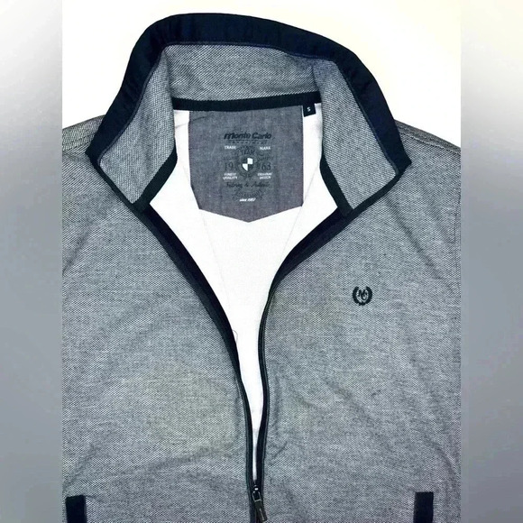 Monte Carlo Mens Zipper Up jacket Size- Small - Picture 8 of 11